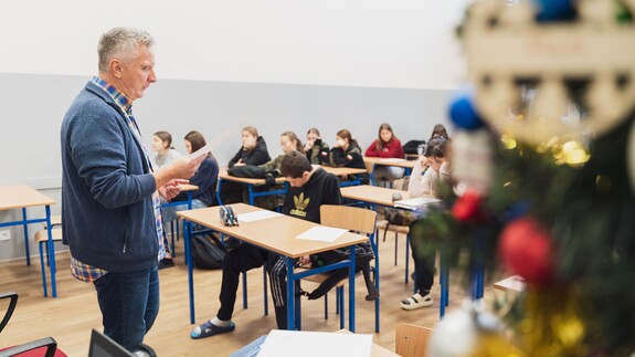 akcja Studiuj z UwB wśród uczniów ZSOiZ w Ciechanowcu