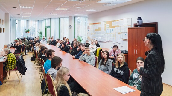 akcja Studiuj z UwB wśród uczniów ZSOiZ w Ciechanowcu