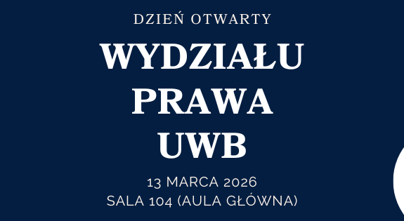 dzień otwarty na wydziale prawa, grafika informacyjna