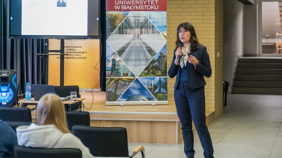 akcja spotkań edukacyjnych Studiuj z UwB w ZS w Sok&oacute;łce