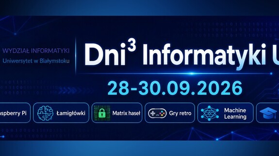 grafika informująca o Dniach Informatyki UwB