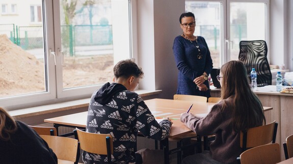 akcja edukacyjno-promocyjna Studiuj z UwB w Zespole Szkół w Sokółce