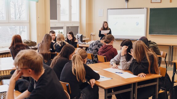 zajęcia kadry UwB w ZSHE w Białymstoku