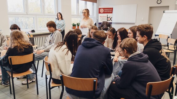 zajęcia kadry UwB w ZSHE w Białymstoku