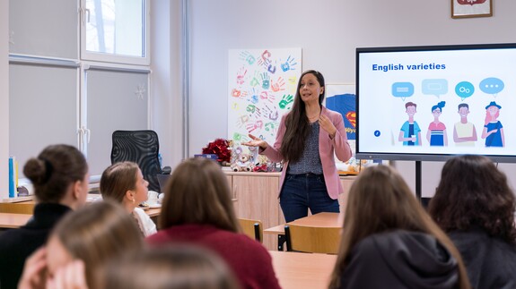 akcja spotkań edukacyjnych Studiuj z UwB w ZS w Sok&oacute;łce