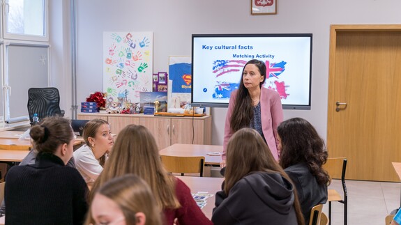 akcja spotkań edukacyjnych Studiuj z UwB w ZS w Sok&oacute;łce