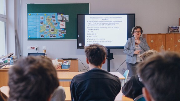 akcja edukacyjno-promocyjna Studiuj z UwB w Zespole Szkół w Sokółce