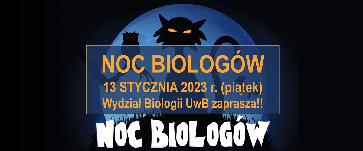 Noc Biologów plakat