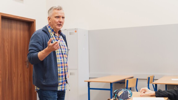 akcja Studiuj z UwB wśród uczniów ZSOiZ w Ciechanowcu