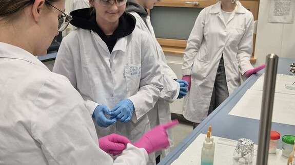 warsztaty chemiczne dla uczniów klas SP w Załukach