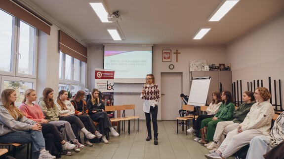 zajęcia kadry UwB w ZSHE w Białymstoku