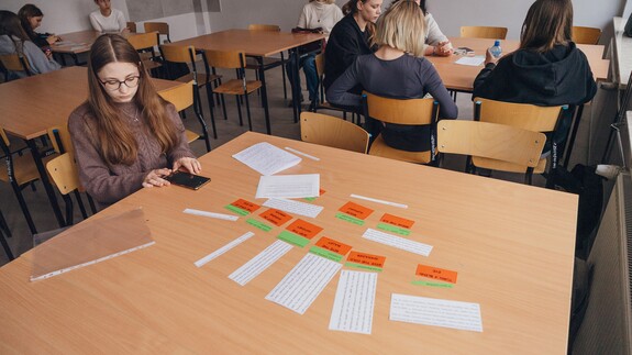 akcja edukacyjno-promocyjna Studiuj z UwB w Zespole Szkół w Sokółce