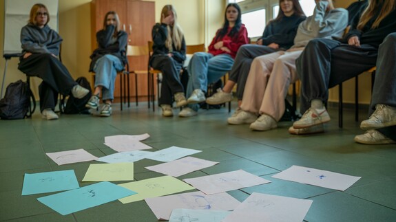 akcja Studiuj z UwB w ZSHE w B-stoku, zajęcia skierowane do uczniów, prowadzone przez kadrę uniwersytecką.