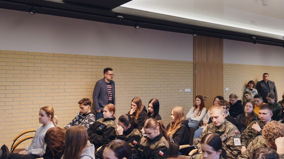 akcja edukacyjno-promocyjna Studiuj z UwB w Zespole Szkół w Sokółce