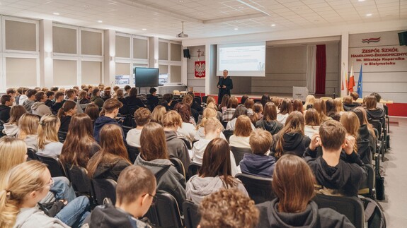 zajęcia kadry UwB w ZSHE w Białymstoku