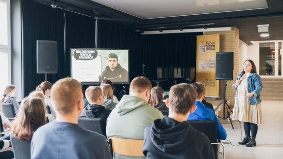 akcja Studiuj z UwB w Zespole Szkół w Sokółce