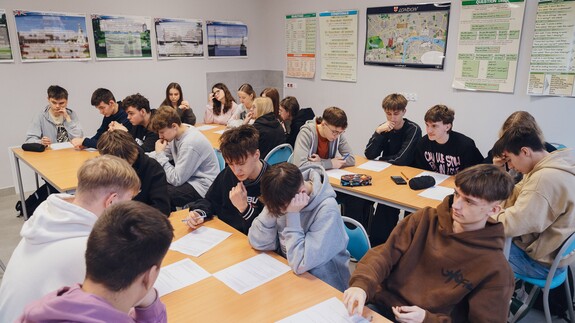 akcja edukacyjno-promocyjna Studiuj z UwB w Zespole Szkół w Sokółce