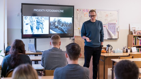 akcja spotkań edukacyjnych Studiuj z UwB w ZS w Sok&oacute;łce