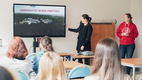 akcja Studiuj z UwB w Zespole Szkół w Sokółce
