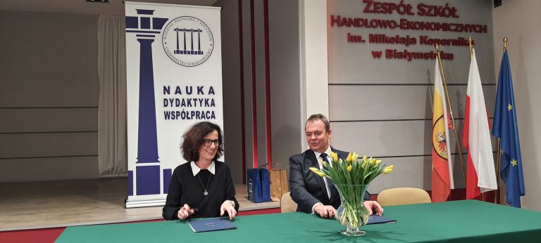 Ekonomiści z UwB będą wspierać uczniów z Zespołu Szkół Handlowo-Ekonomicznych w Białymstoku